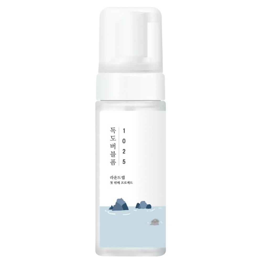 Очищающая пузырьковая пенка с морской водой Round Lab 1025 Dokdo Bubble Foam