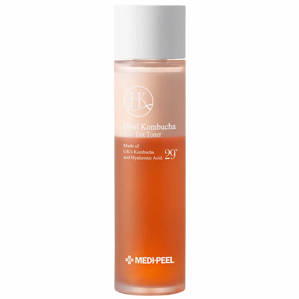 Двухфазный тонер с 70% комбучи и церамидами Medi-Peel Hyal Kombucha Tea-Tox Toner