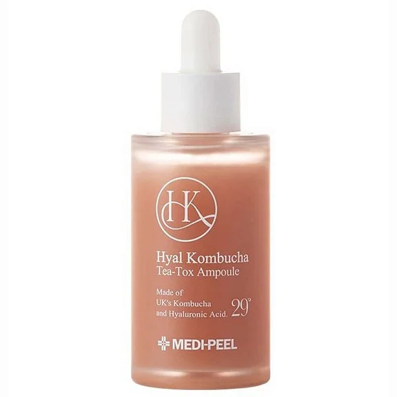 Восстанавливающая ампула с 70% комбучи и церамидами Medi-Peel Hyal Kombucha Tea-Tox Ampoule