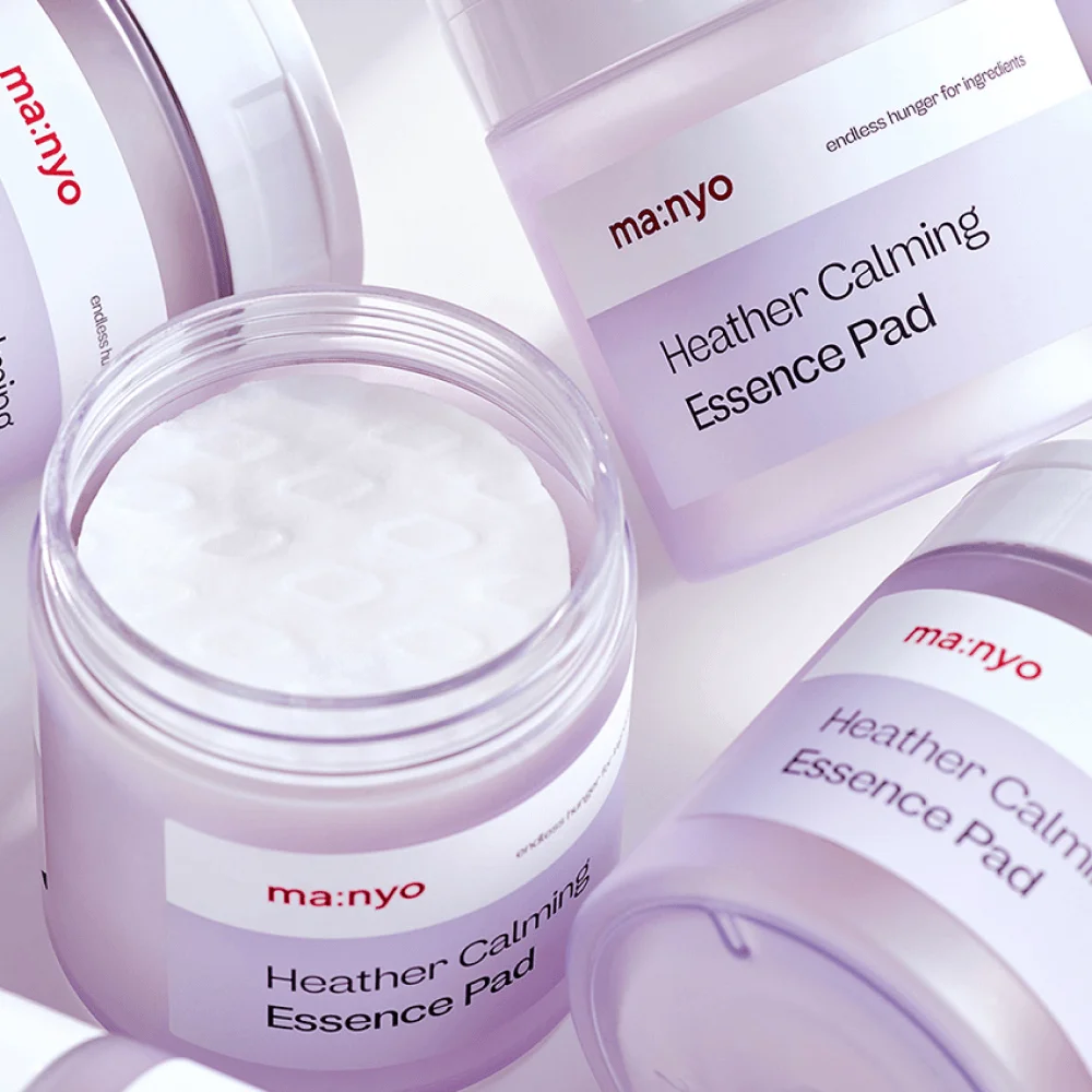 Успокаивающие липосомные пэды от воспалений Manyo Heather Calming Essence Pad