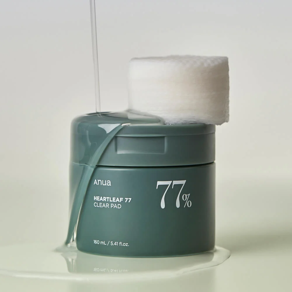 Отшелушивающие пэды с хауттюйнией и PHA-кислотой Anua Heartleaf 77% Clear Pad
