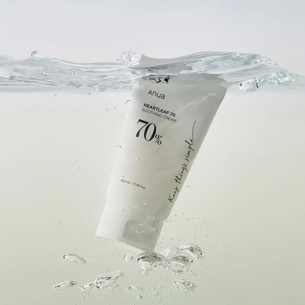 Успокаивающий крем с хауттюйнией Anua Heartleaf 70% Cream Soothing