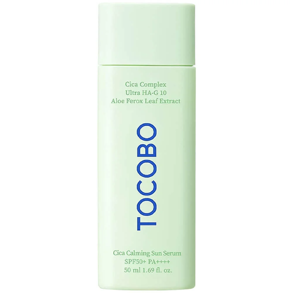 Успокаивающая солнцезащитная сыворотка Tocobo Cica Calming Sun Serum SPF50+ PA++++