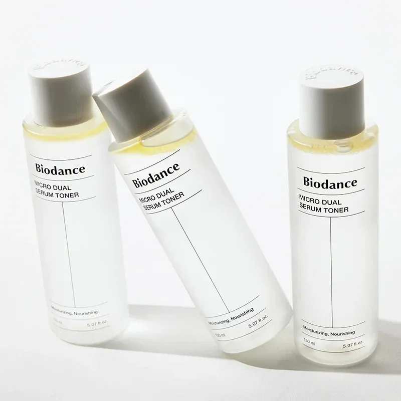 Двухфазный питательный тонер с маслами и гиалуроновой кислотой Biodance Micro Dual Serum Toner