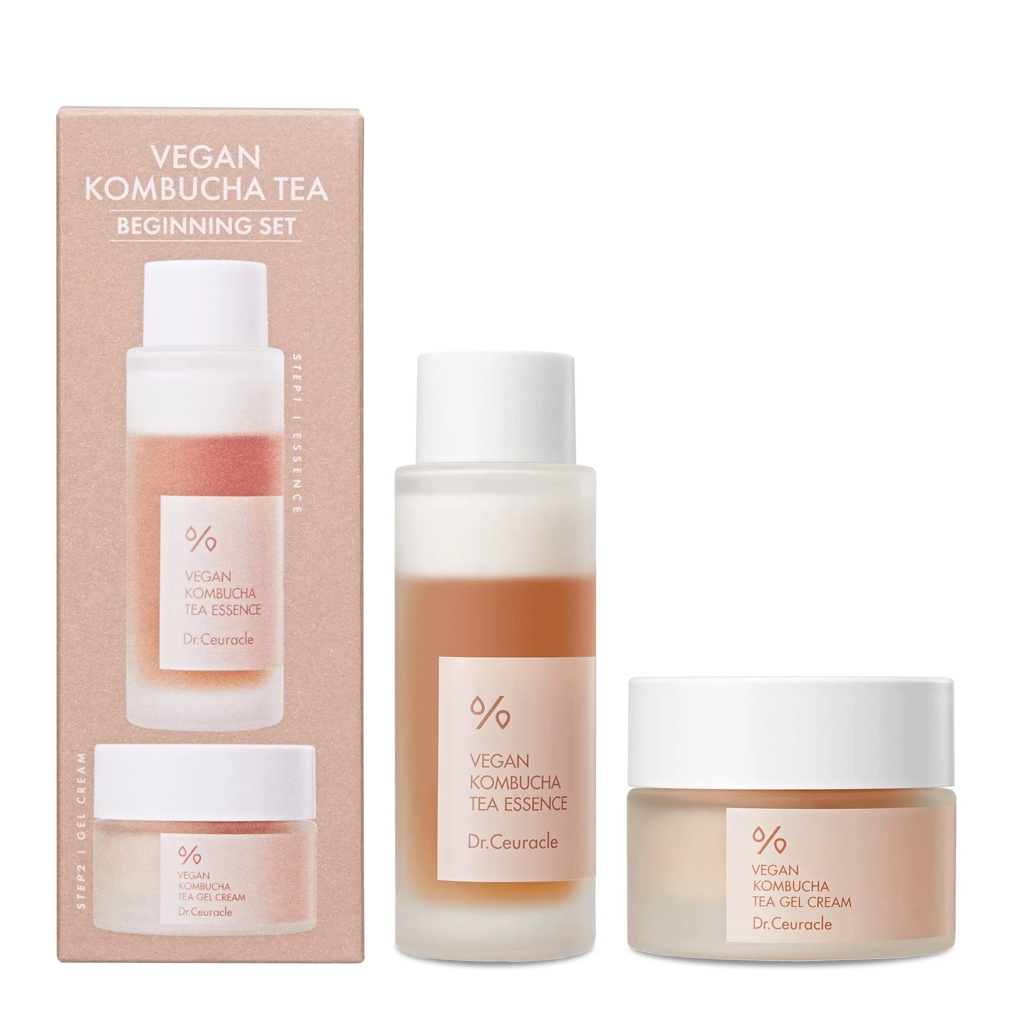 Набор для лица с комбучей Dr.Ceuracle Vegan Kombucha Tea Beginning Set