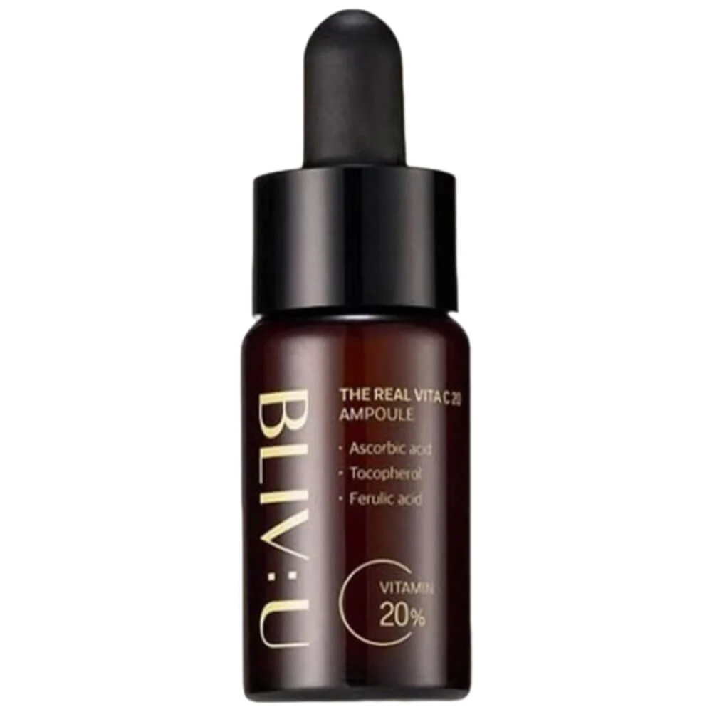 Осветляющая липосомальная ампула с 20% витамина С BLIV:U The Real Vita C 20 Ampoule