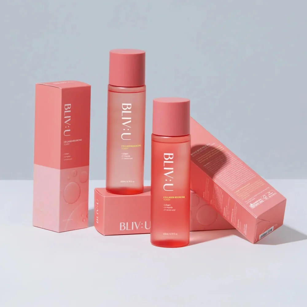 Коллагеновый тонер для лица с пептидами BLIV:U Collagen Bouncing Toner