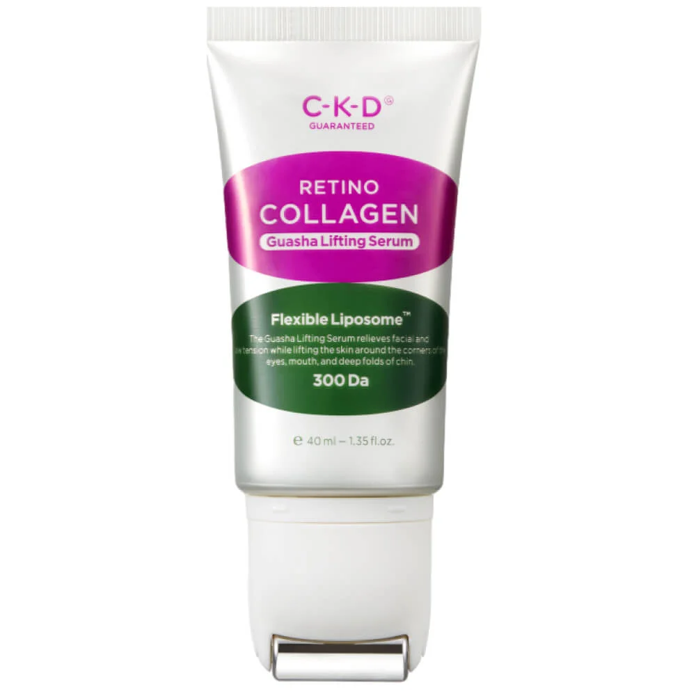 Коллагеновая сыворотка с роликовым массажёром CKD Retino Collagen Guasha Lifting Serum