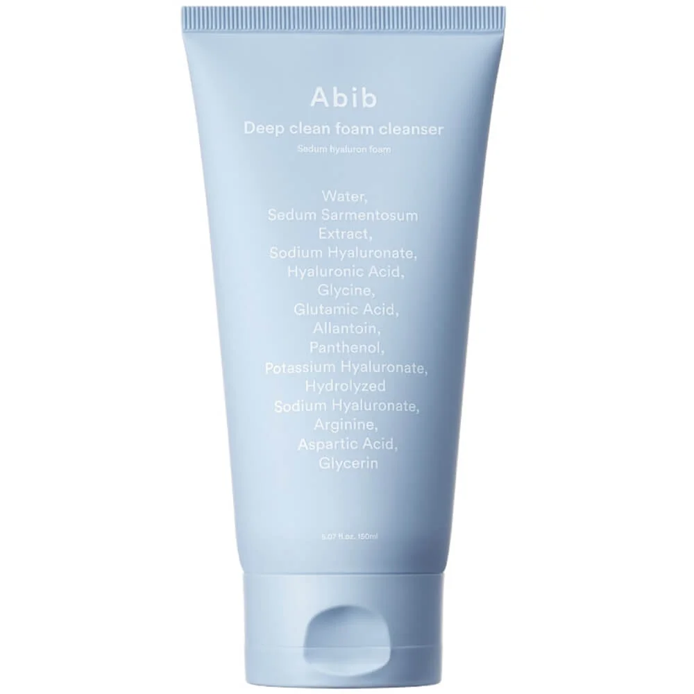 Глубокоочищающая пенка с гиалуроновой кислотой Abib Deep Clean Foam Cleanser Sedum Hyaluron Foam