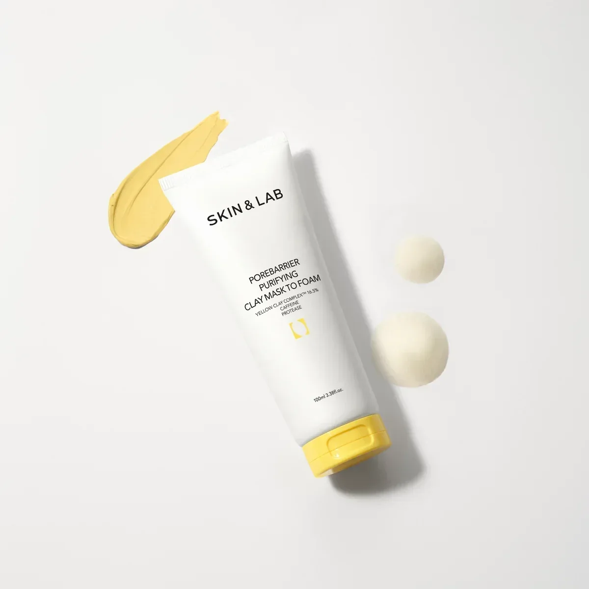 маска-пенка для глубокого очищения кожи Porebarrier Purifying Clay Mask To Foam