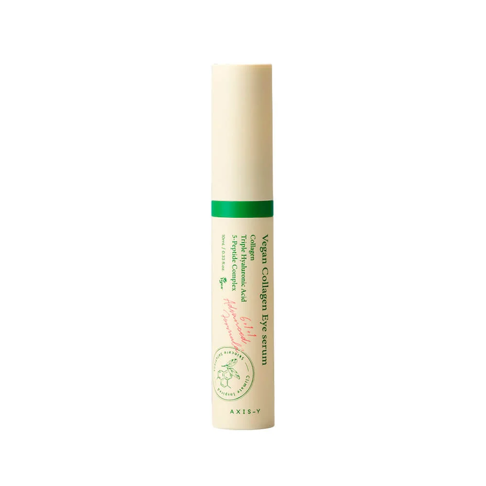 Пептидная сыворотка для век с массажным аппликатором AXIS-Y Vegan Collagen Eye Serum