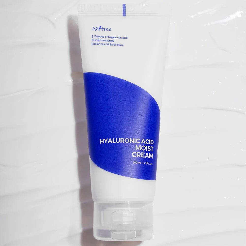 Крем для глубокого увлажнения кожи с гиалуроновой кислотой IsNtree Hyaluronic Acid Moist Cream