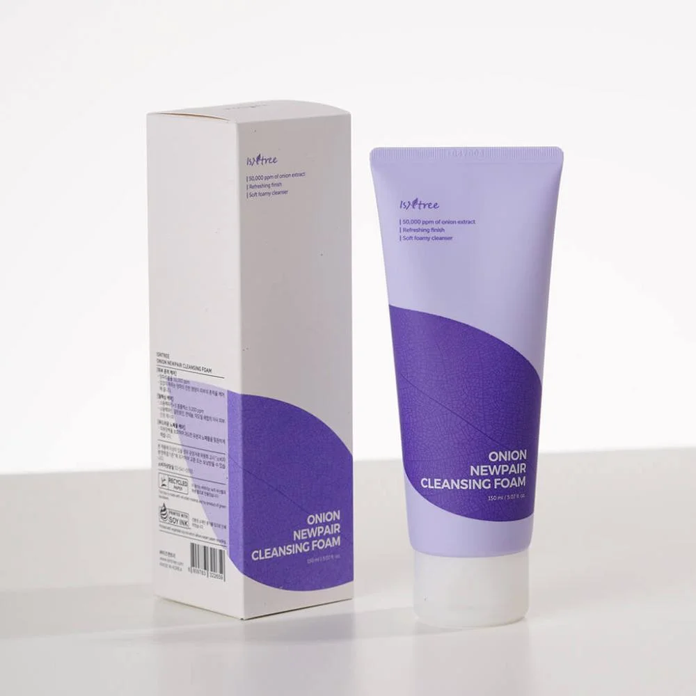 Очищающая пенка для проблемной кожи с красным луком IsNtree Onion Newpair Cleansing Foam