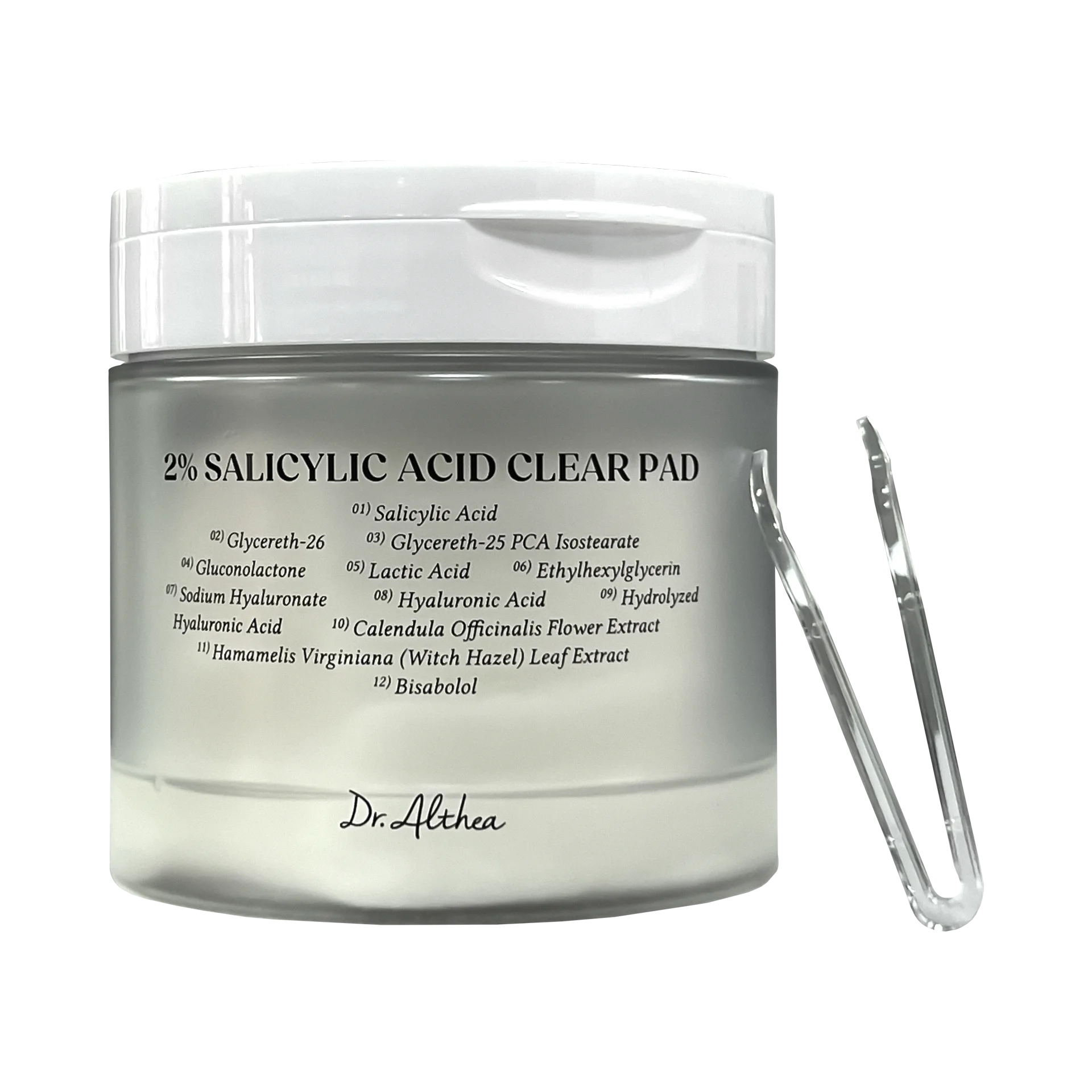 Отшелушивающие тонер-пэды для лица с салициловой кислотой Dr. Althea 2% Salicylic Acid Clear Pad
