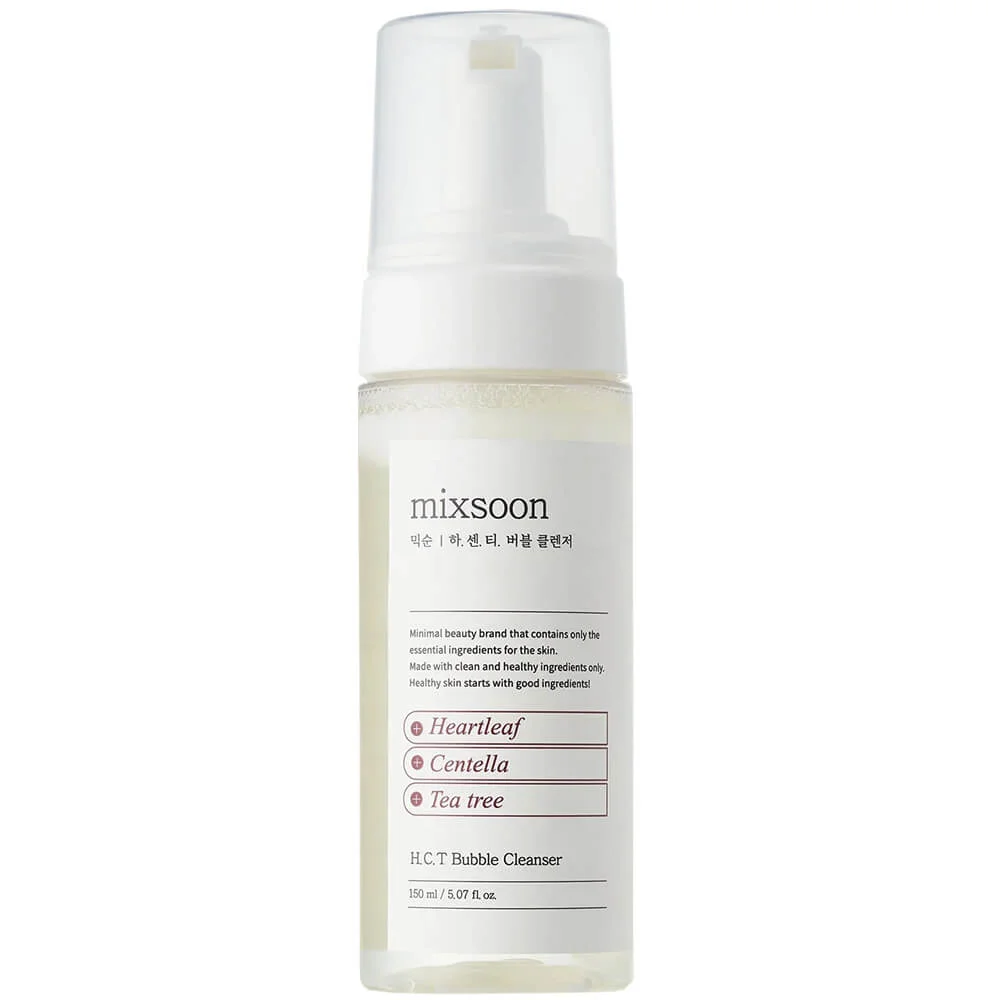 Успокаивающая пенка для умывания от воспалений Mixsoon H.C.T. Bubble Cleanser