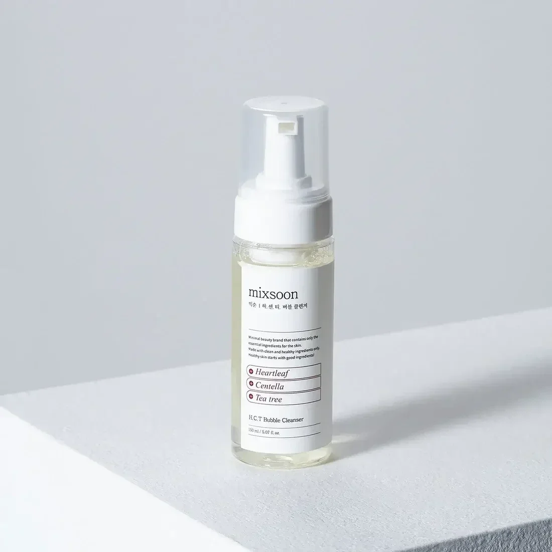 Успокаивающая пенка для умывания от воспалений Mixsoon H.C.T. Bubble Cleanser