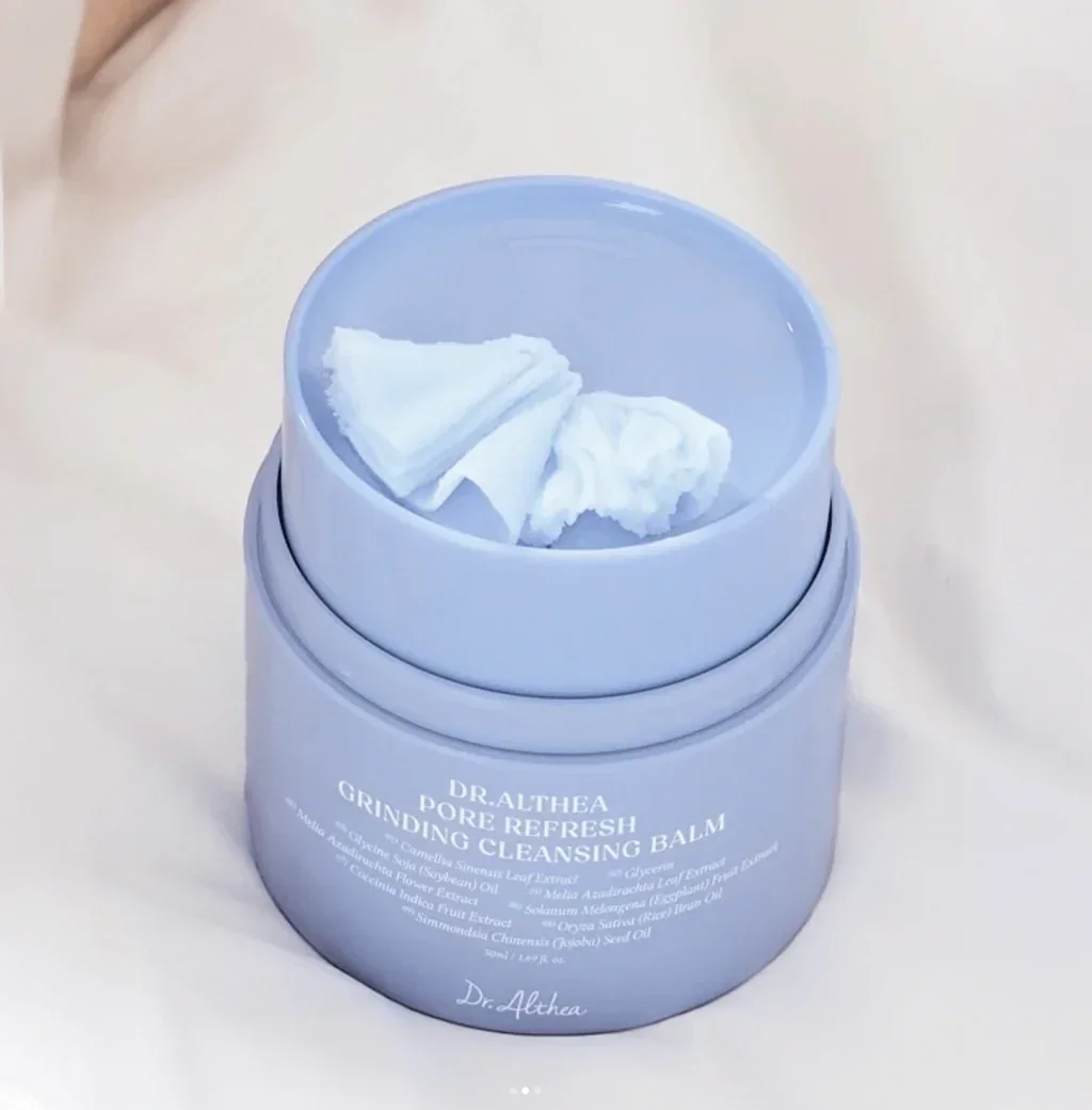 Гидрофильный бальзам-щербет с азуленом и рисом, Pore Refresh Grinding Cleansing Balm 50ml