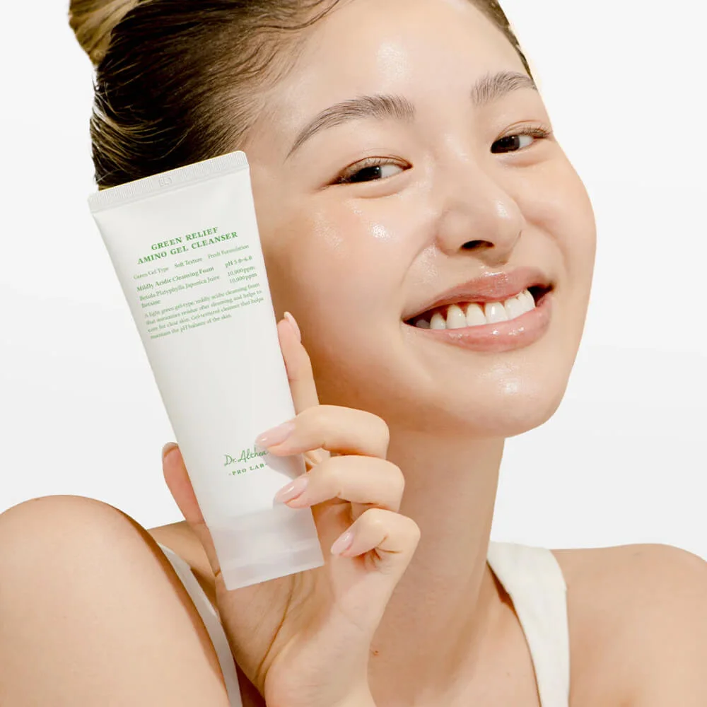 Гель-пенка для умывания с аминокислотами Dr. Althea Green Relief Amino Gel Cleanser