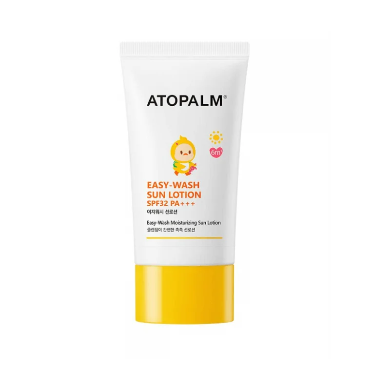 Детский солнцезащитный лосьон Atopalm, Easy-Wash Sun Lotion, SPF+PA+++