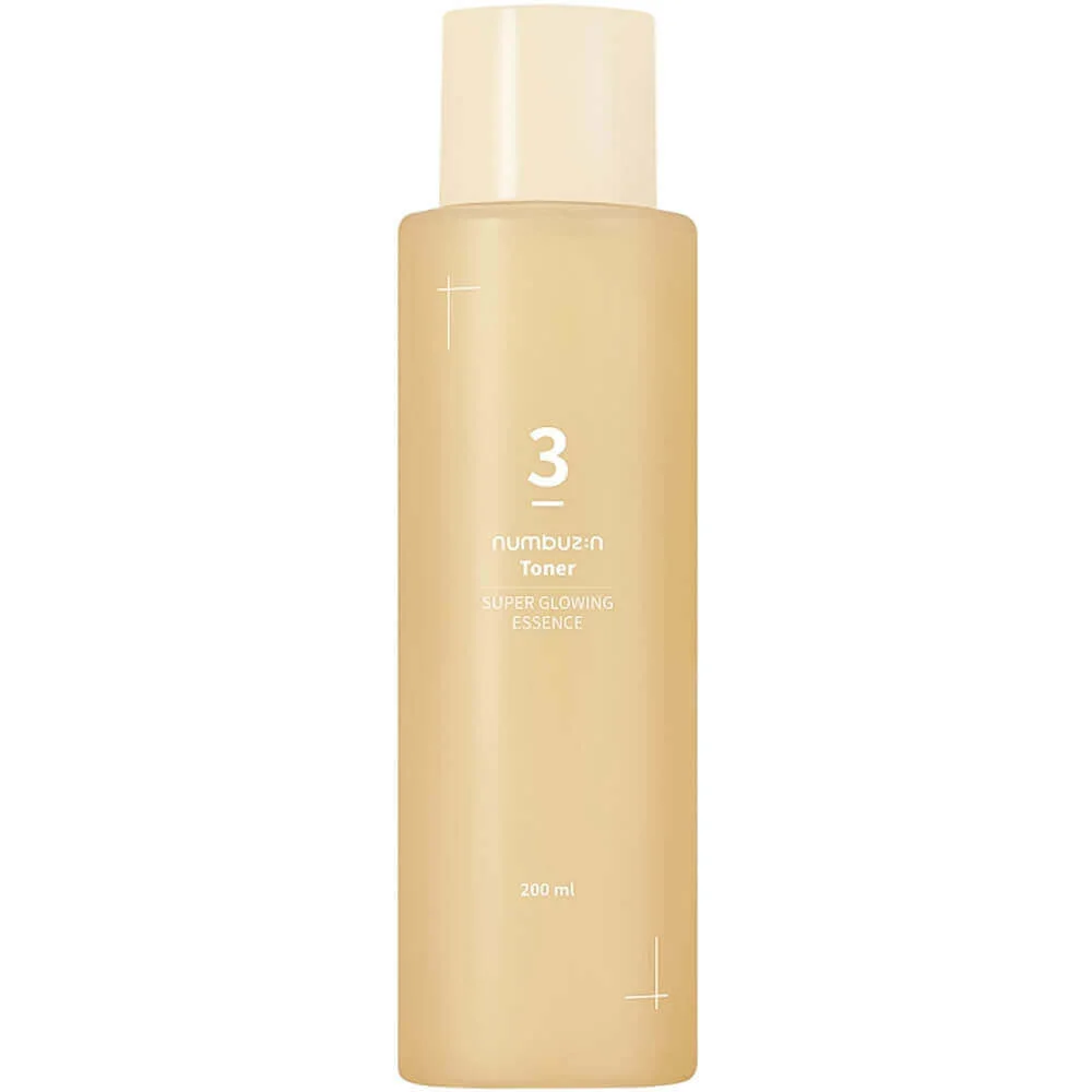 Выравнивающий тонер-эссенция для сияния кожи numbuzin No.3 Super Glowing Essence Toner