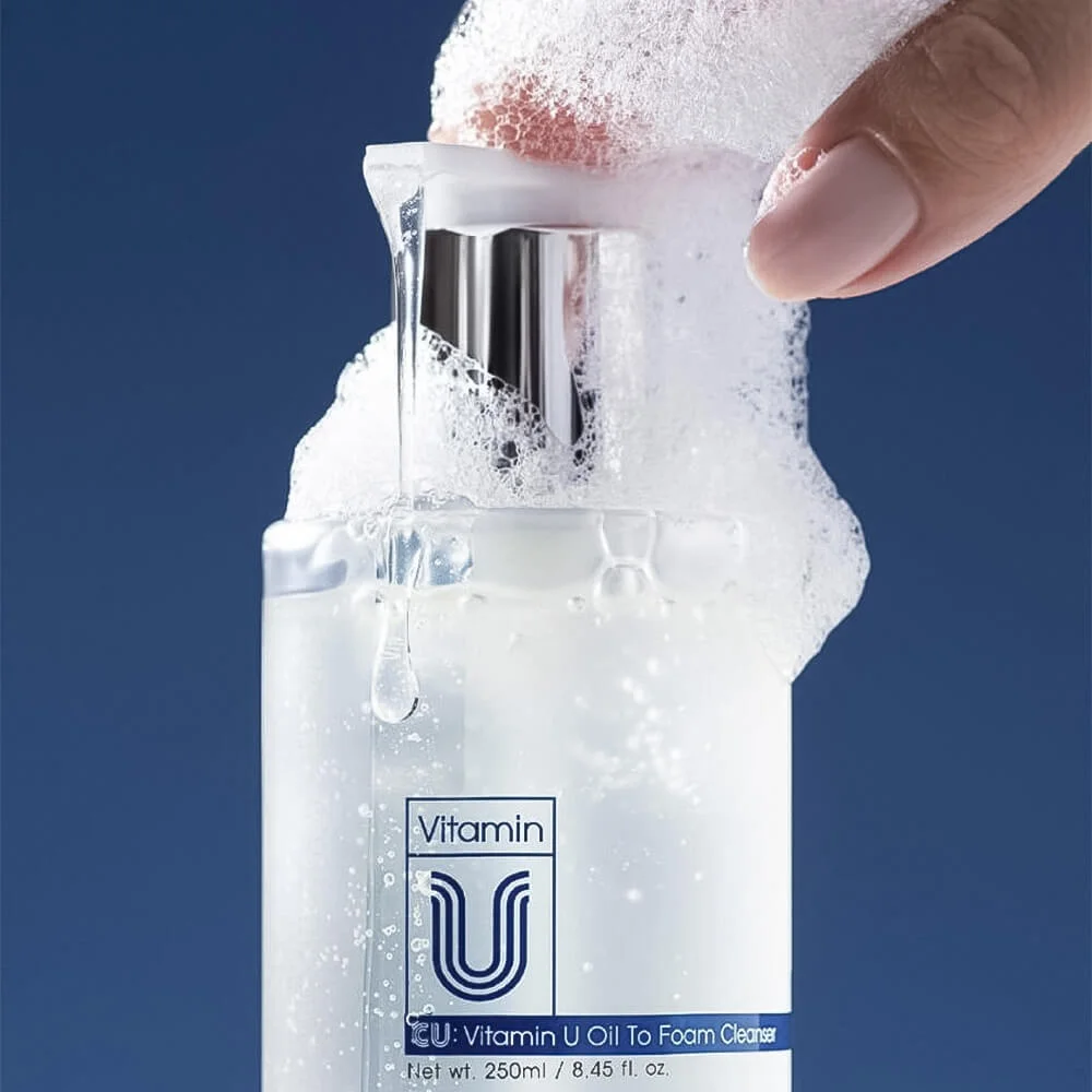 Двухфазное масло-пенка для очищения с витамином U CUSKIN CU: Vitamin U Oil To Foam Cleanser