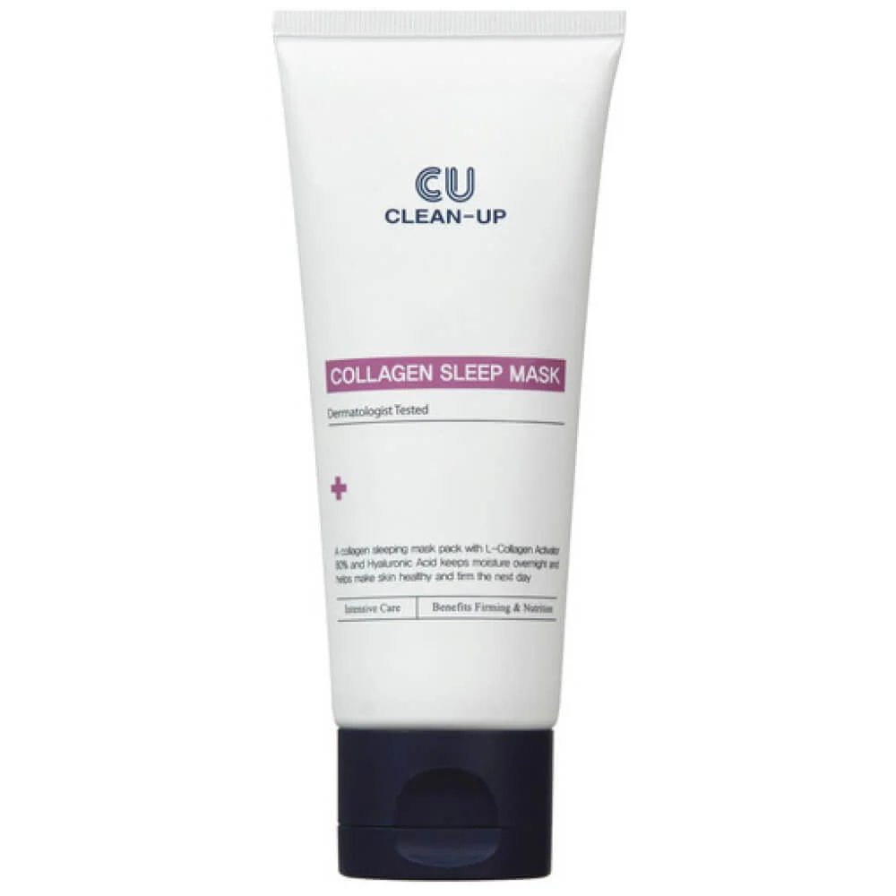 Ночная коллагеновая маска для упругости кожи CUSKIN Clean-Up Collagen Sleep Mask