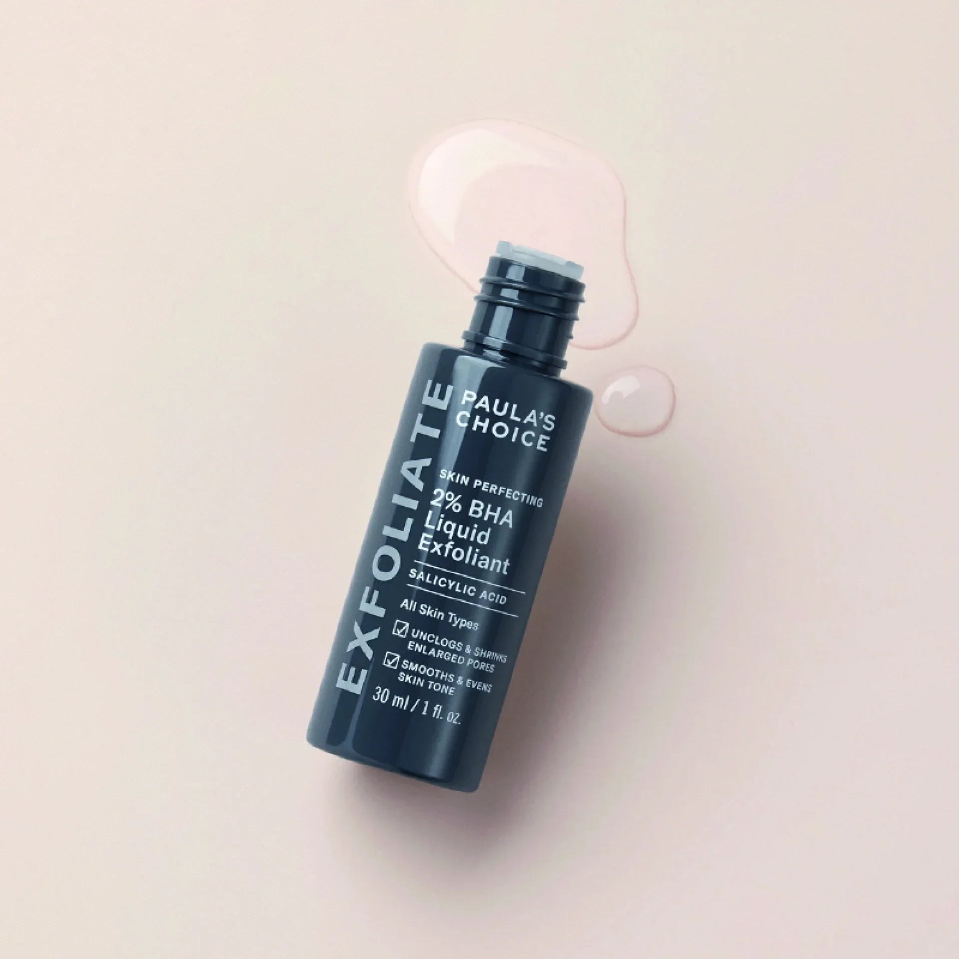 Эксфолиант с 2% салициловой кислоты/ Skin perfecting 2% BHA liquid exfoliant travel 30мл