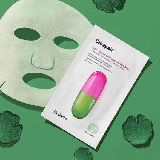 Успокаивающая тканевая маска с охлаждающим действием Dr.Jart+ Cicapair Calming Mask 