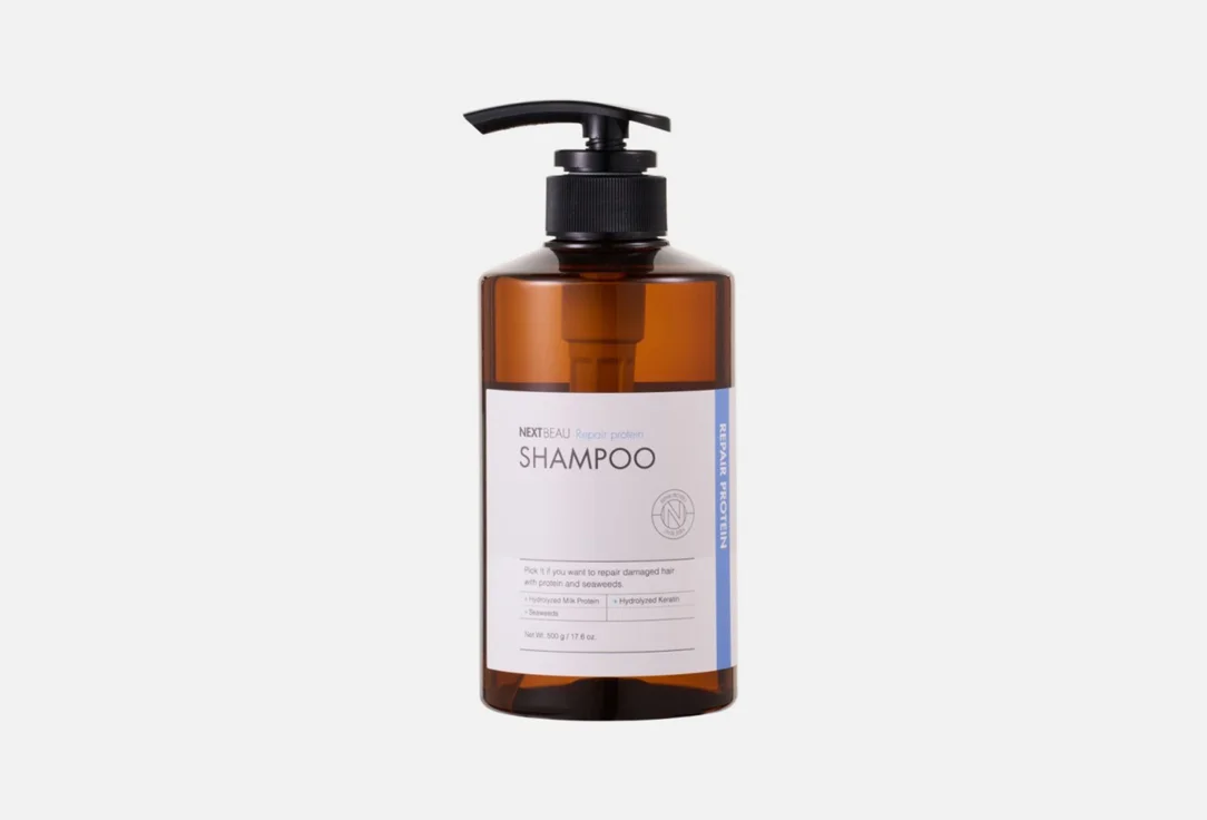 Шампунь для поврежденных волос NEXTBEAU Repair Protein for Damaged Hair Shampoo 500мл