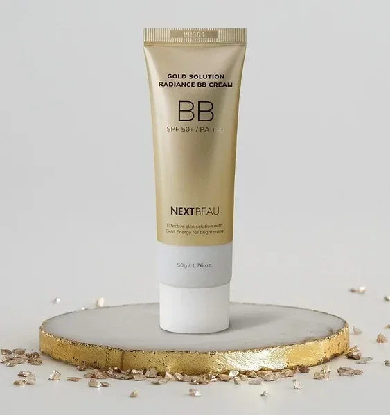 Nextbeau BB крем для лица с золотом Gold Solution Glow BB cream