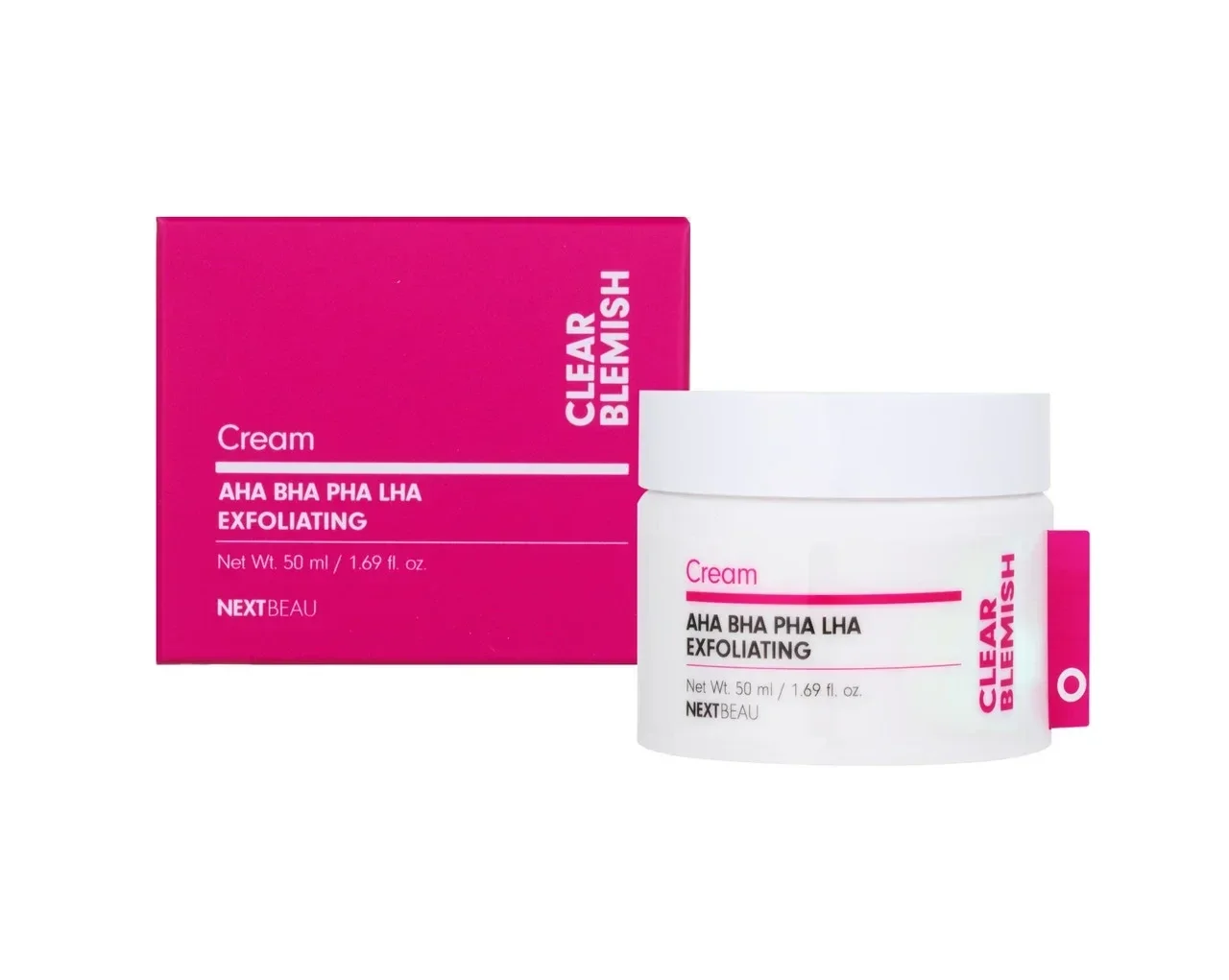 Крем для лица Nextbeau Clear Blemish Exfoliating Cream для проблемной кожи / 50 мл
