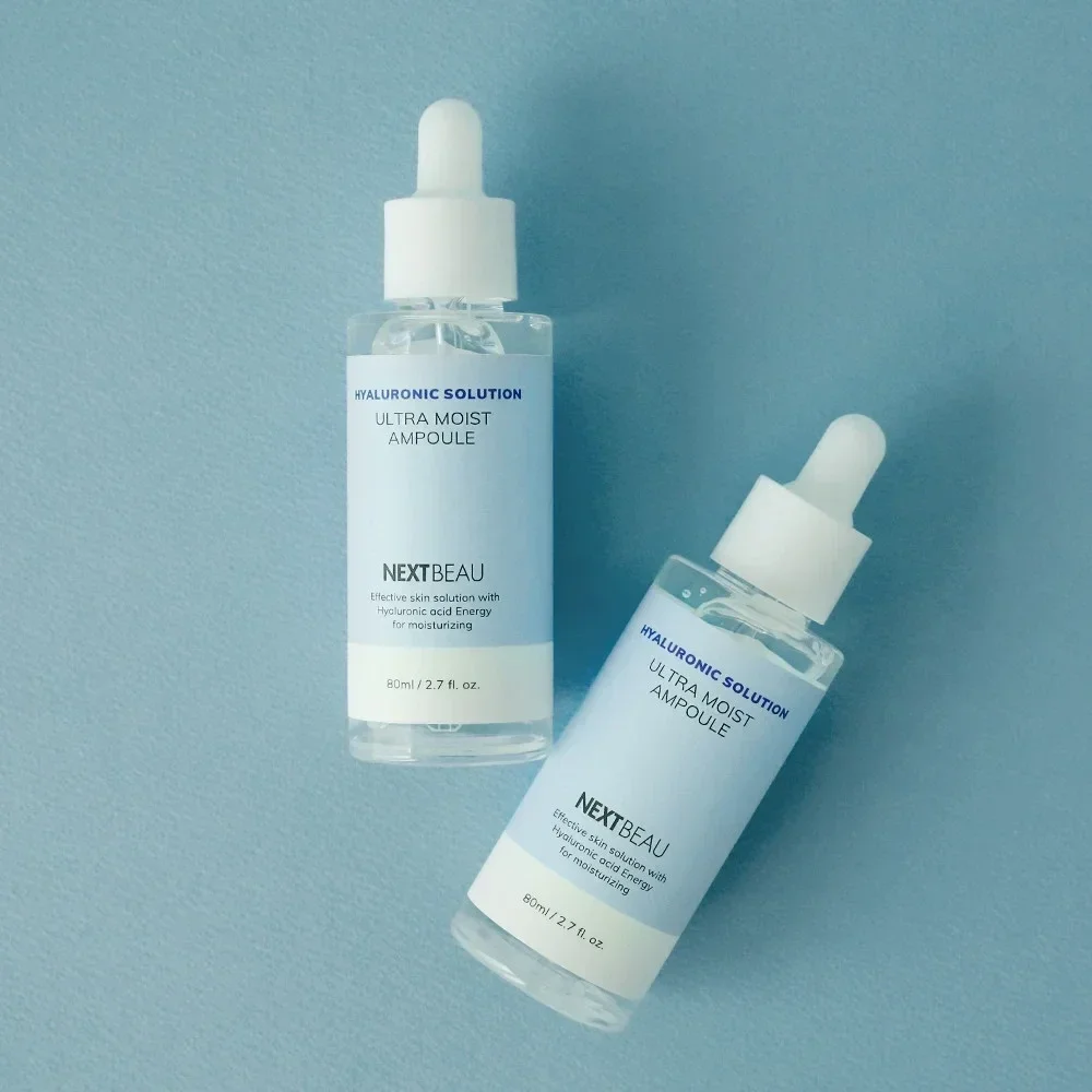 Увлажняющая сыворотка для лица с гиалуроновой кислотой Nextbeau Hyaluronic solution Moist Ampoule / 80 мл
