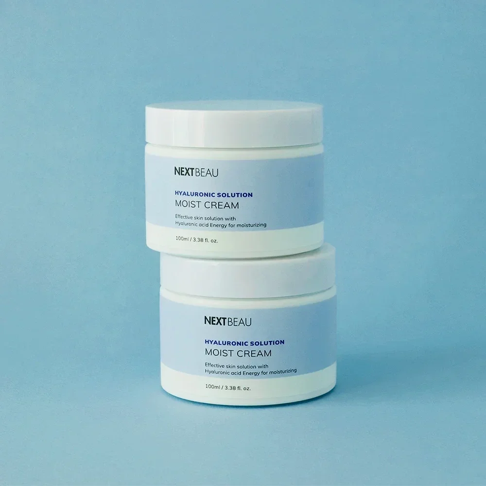 Увлажняющий крем для лица с гиалуроновой кислотой NextbeauHyaluronic solution Moist Cream / 100 мл