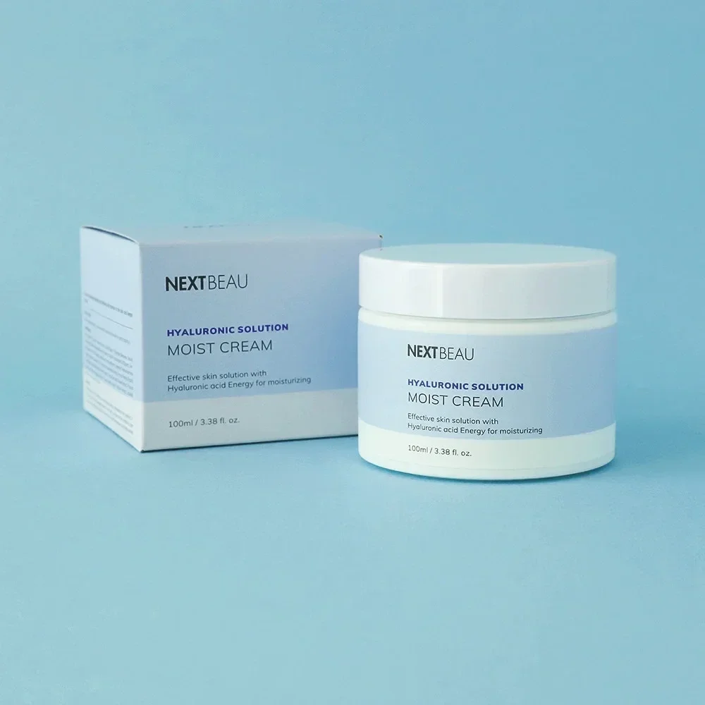Увлажняющий крем для лица с гиалуроновой кислотой NextbeauHyaluronic solution Moist Cream / 100 мл