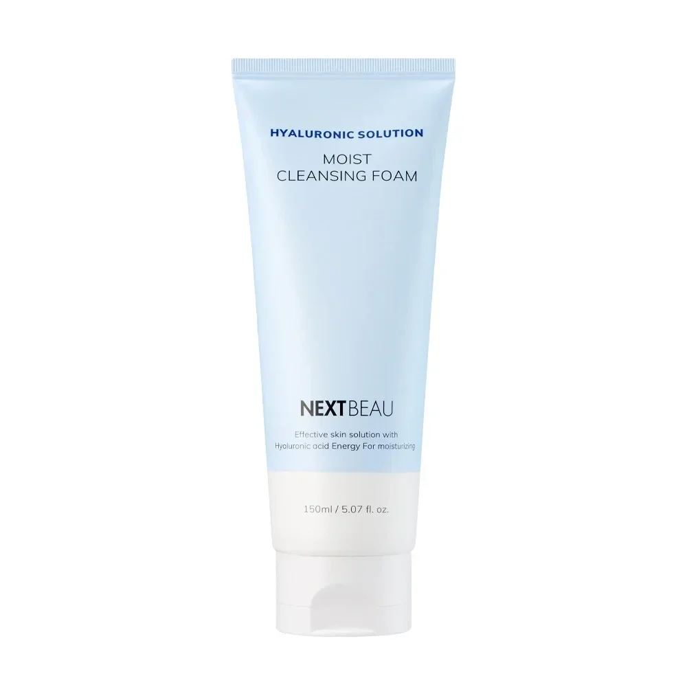 Пенка для умывания с гиалуроновой кислотой Nextbeau Hyaluronic solution Moist Cleansing Foam / 150 мл