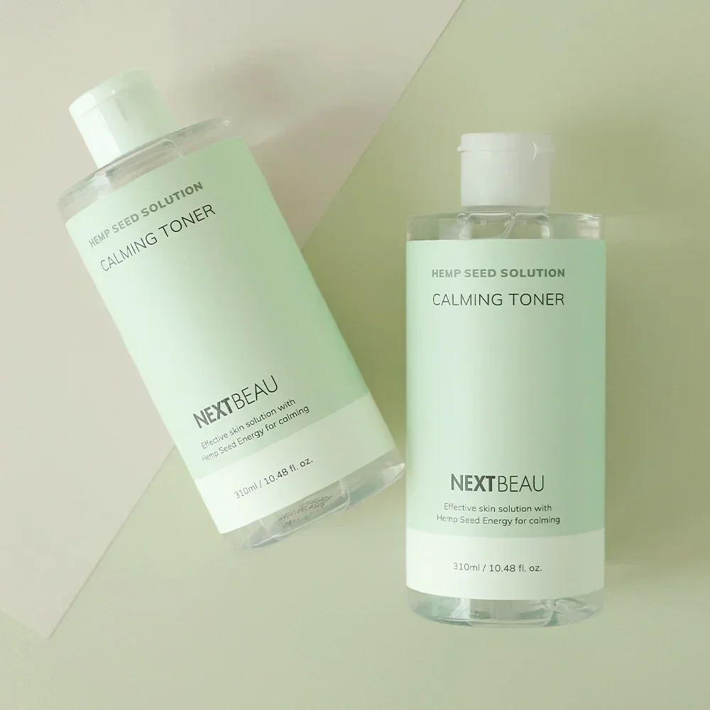  Успокаивающий тонер для лица с конопляным маслом Nextbeau Hemp seed solution Calming Toner / 310 мл