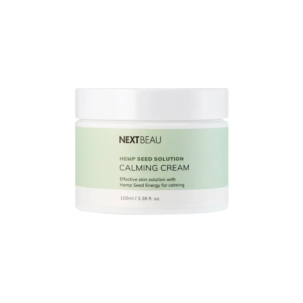 Успокаивающий крем для лица с конопляным маслом Nextbeau Hemp seed solution Calming Cream / 100 мл