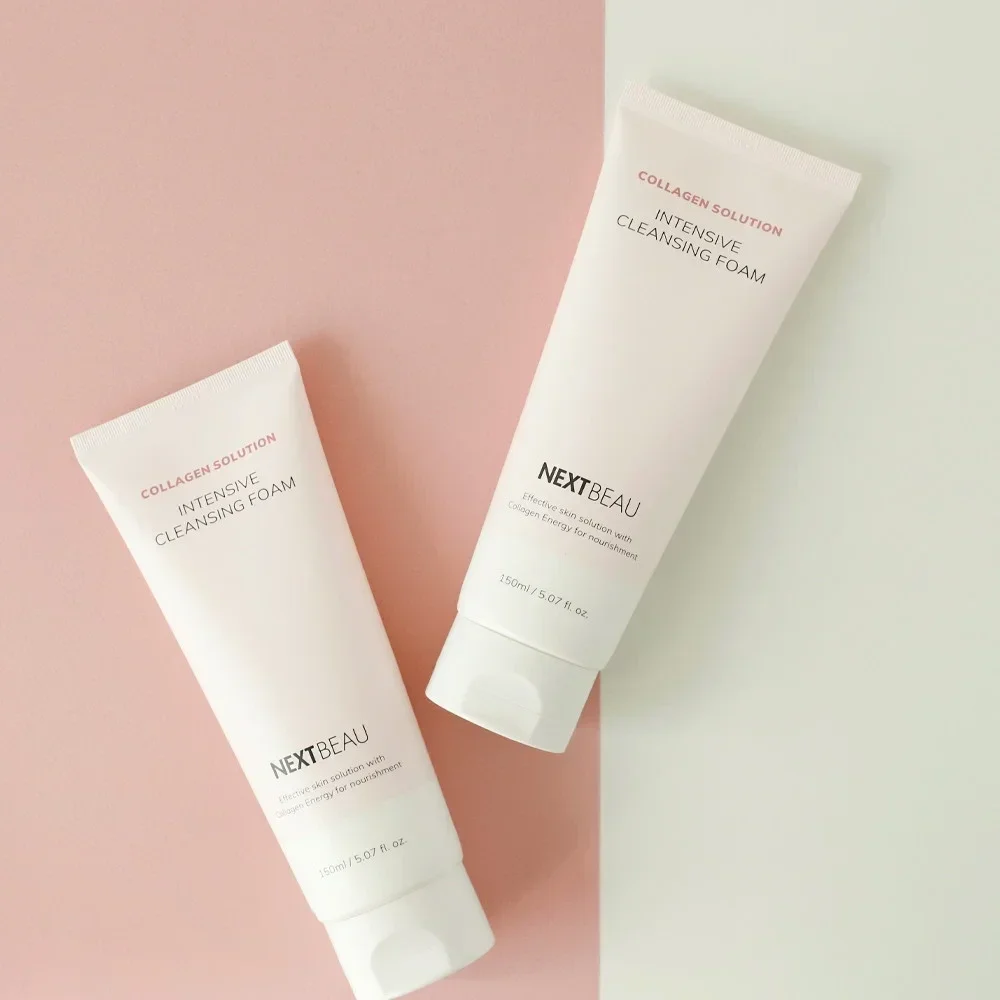Пенка для умывания с коллагеном Nextbeau Collagen solution Intensive Cleansing Foam / 150 мл