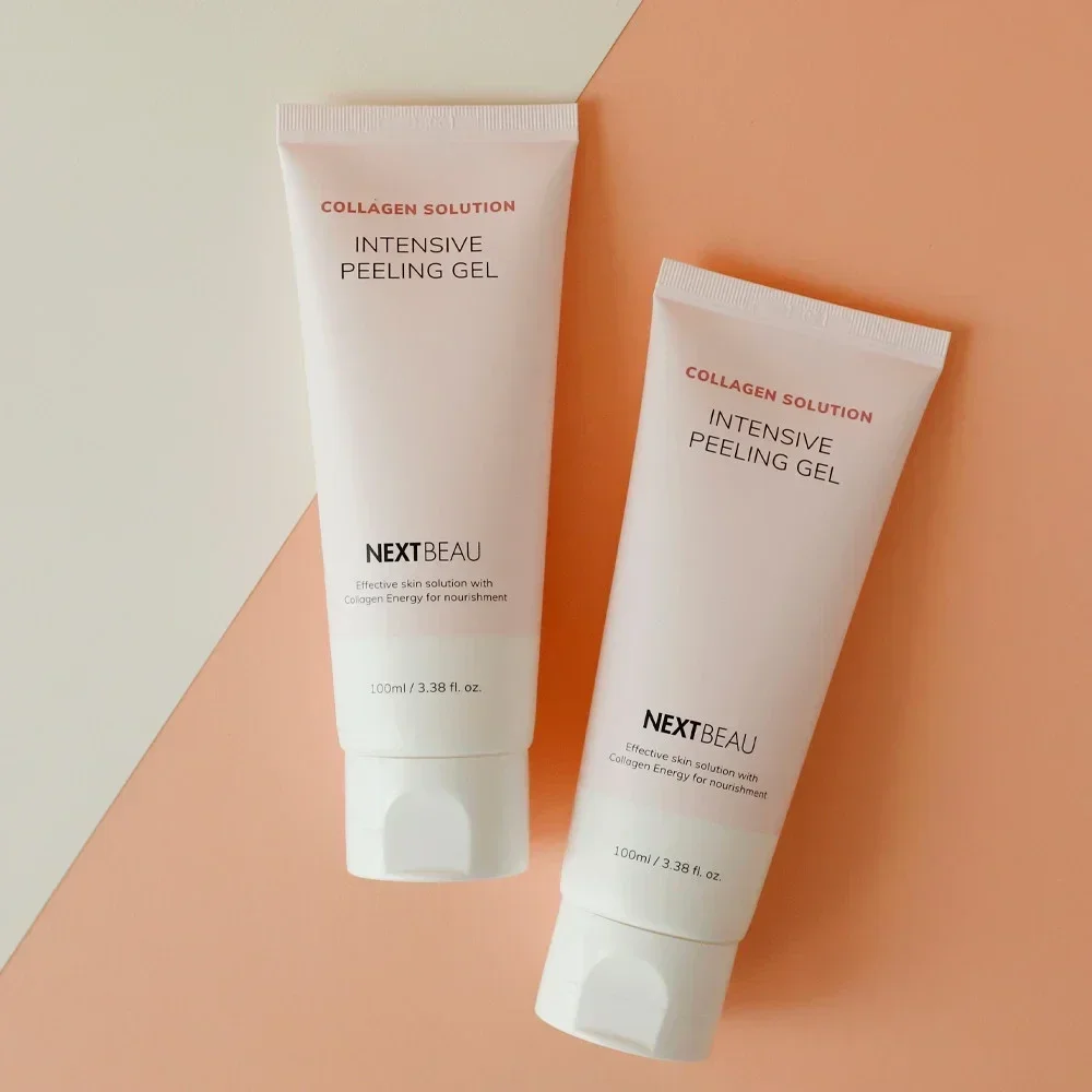 Отшелушивающий пилинг-гель для лица с коллагеном Nextbeau Collagen solution Intensive Peeling Gel / 100 мл
