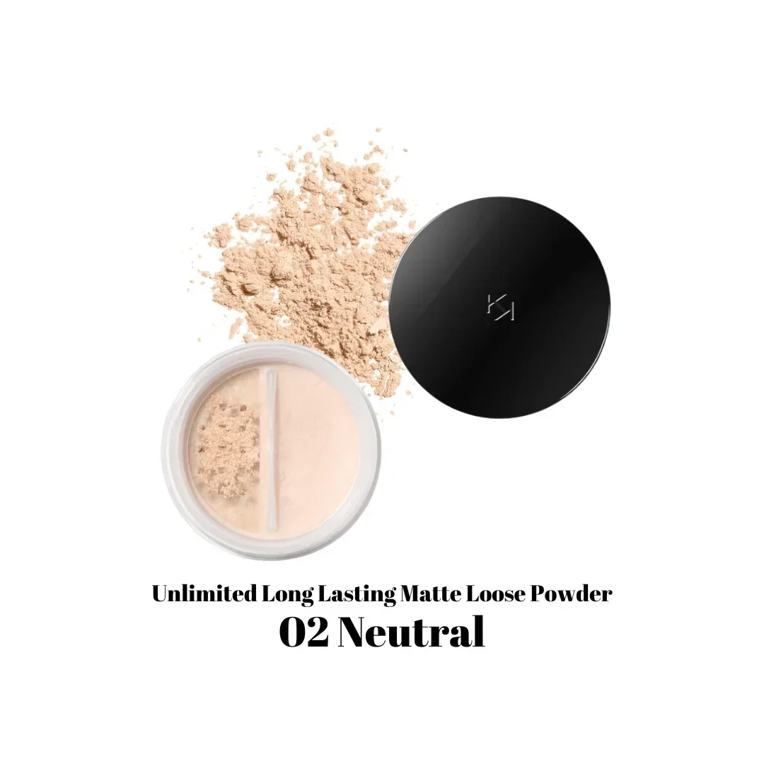 Стойкая пудра с матовым эффектом KIKO Unlimited Matte Powder 02 Neutral