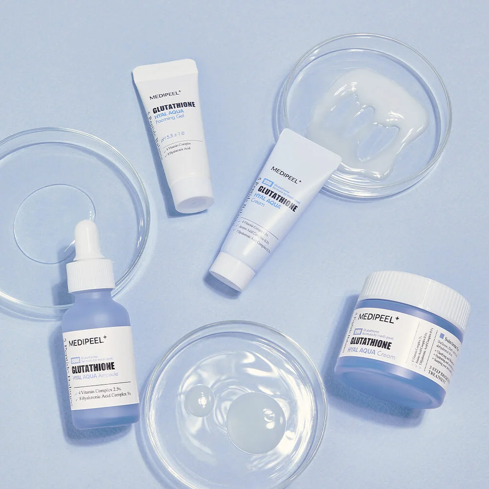 Набор увлажняющих средств для сияния кожи MEDIPEEL Glutathione Hyal Aqua Multi Care Kit