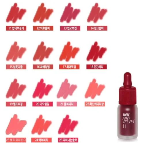 Матовая помада-тинт для губ Peripera Ink Airy Velvet 