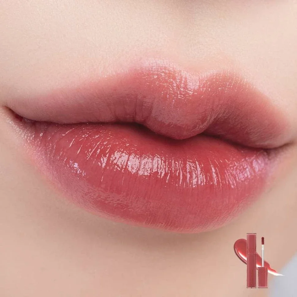 Глянцевый увлажняющий тинт для губ rom&nd Dewyful Water Tint 03 If Rose 03