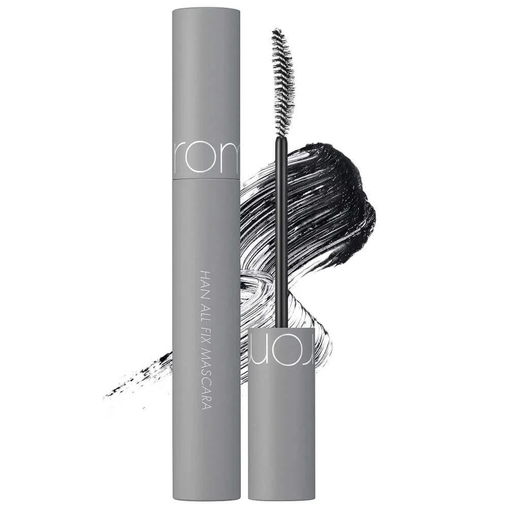 Удлиняющая чёрная тушь для ресниц rom&nd Han All Fix Mascara L01 Long Black L01