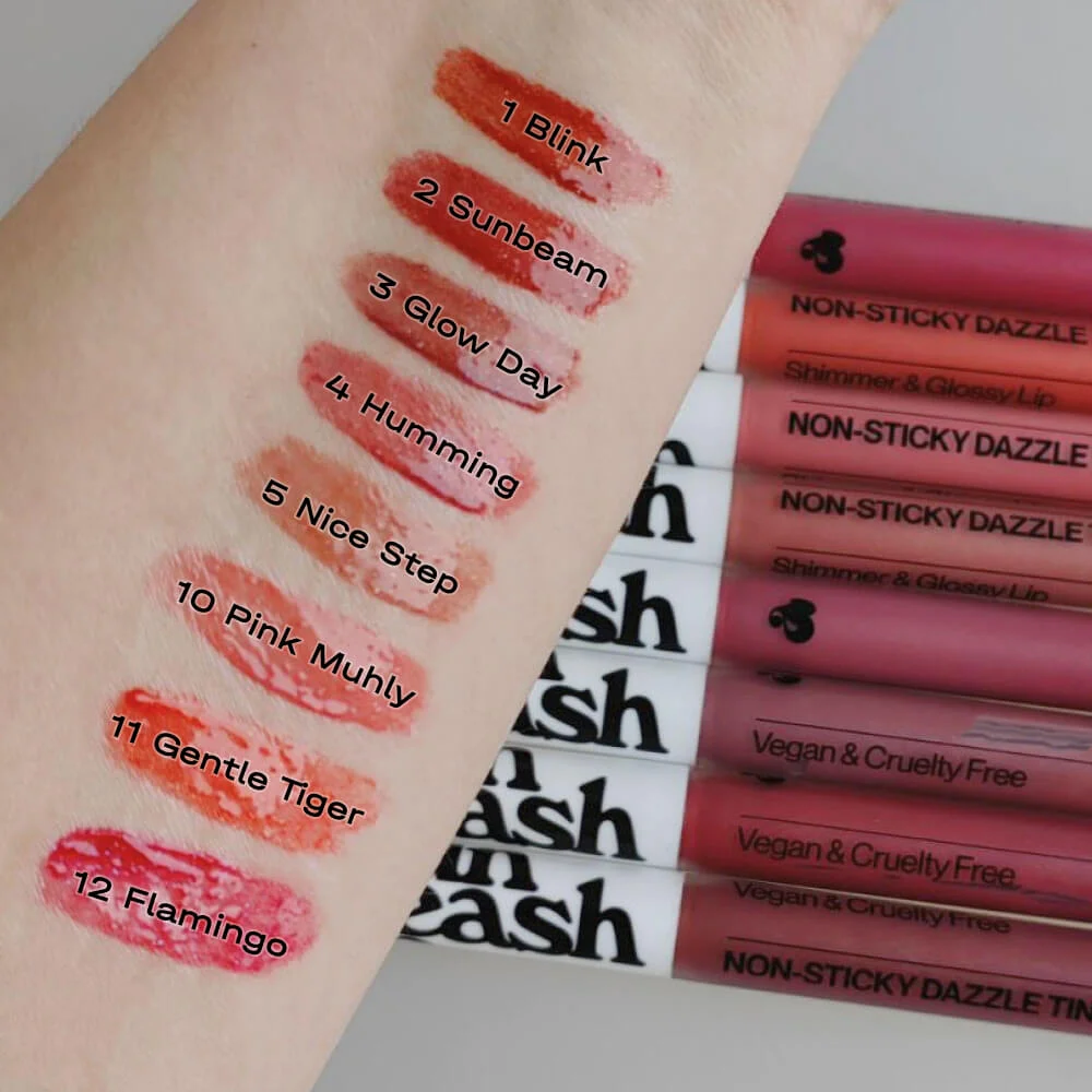 Нелипкий мерцающий тинт для губ Unleashia Non-Sticky Dazzle Tint 01