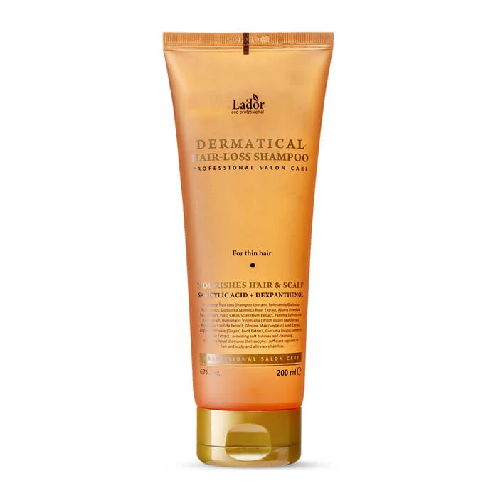 Укрепляющий шампунь для тонких волос Lador Dermatical Hair-Loss Shampoo For Thin Hair - 200 мл