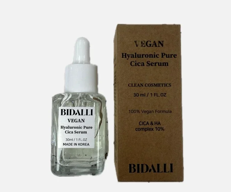 BIDALLI сыворотка Vegan Hyaluronic Pure Cica для лица 30 мл