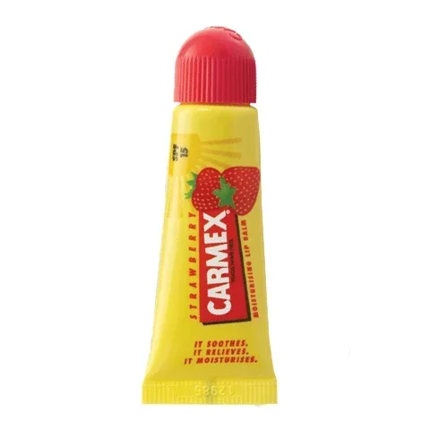 Бальзам для губ клубника с защитным фактором SPF 15 в тубе (CARMEX)