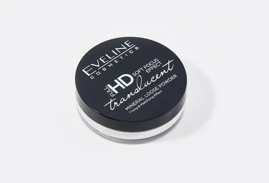 Транспарентная фиксирующая пудра с шелком Eveline Full HD Translucent
