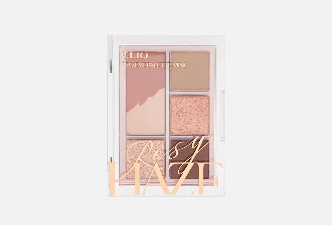 Мини-палетка теней для век Clio  Pro Eye Pallete mini 02 Rosy Haze